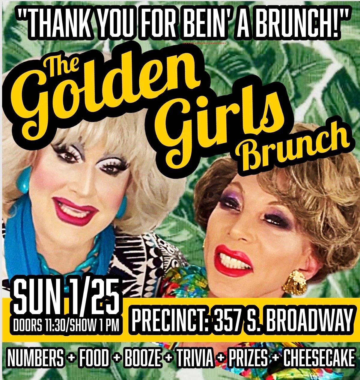 THE GOLDEN GIRLS BRUNCH!