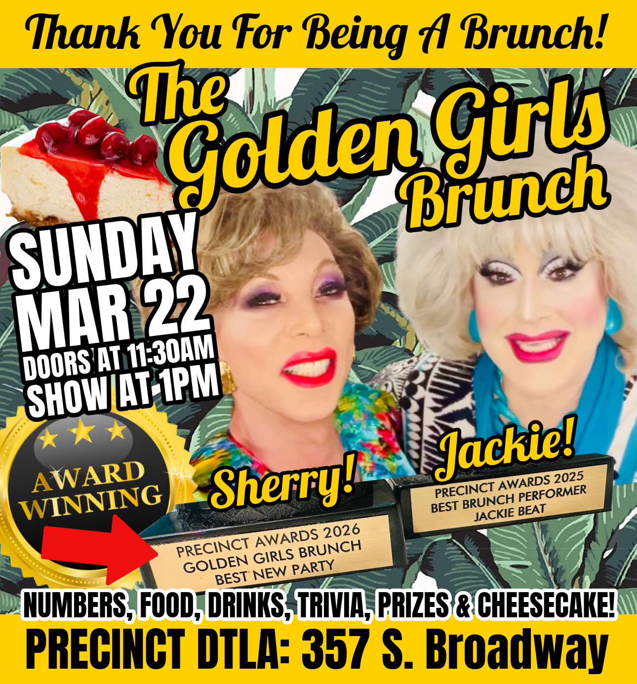 THE GOLDEN GIRLS BRUNCH!