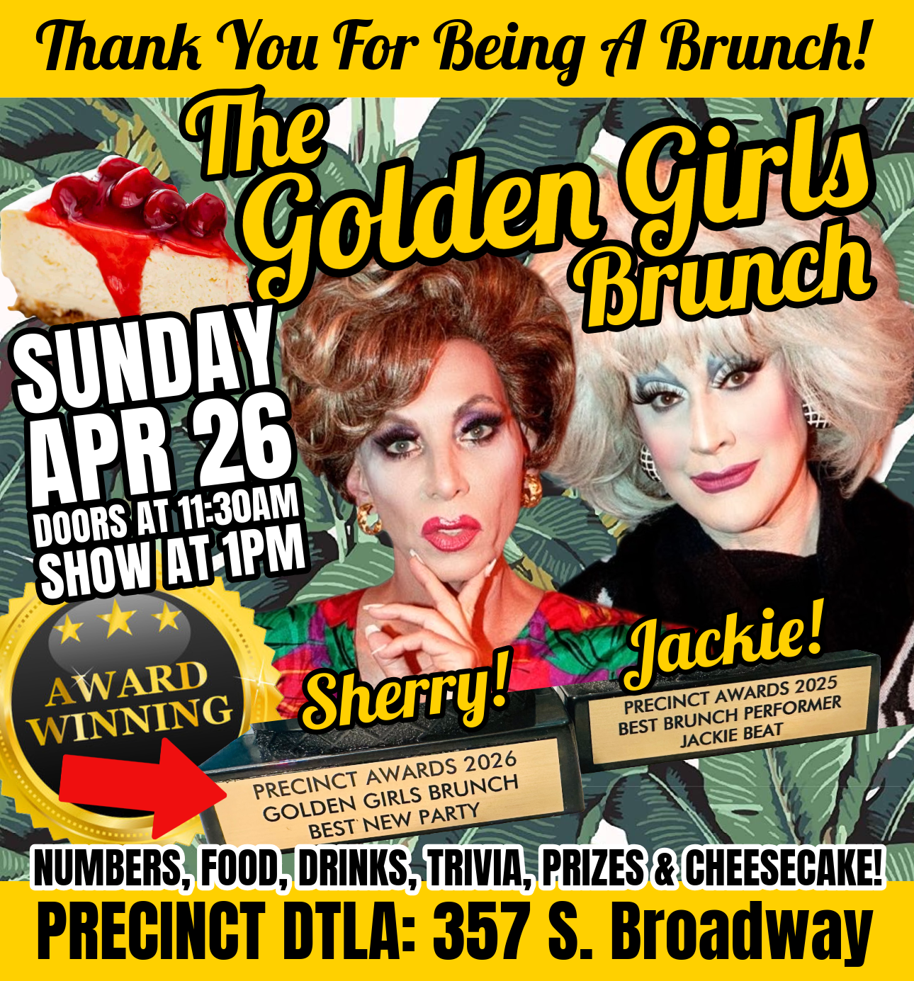 THE GOLDEN GIRLS BRUNCH!