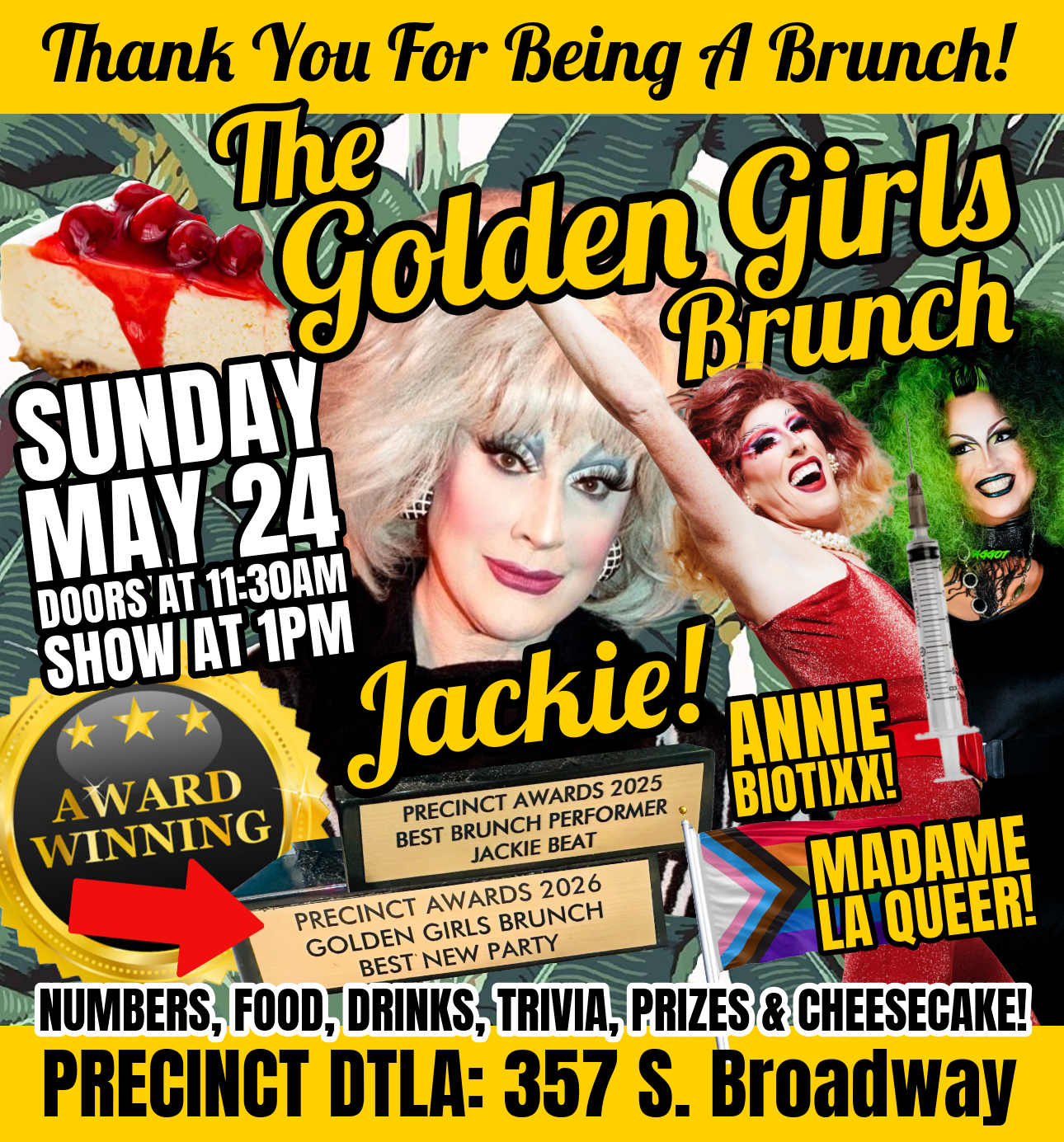 THE GOLDEN GIRLS BRUNCH!