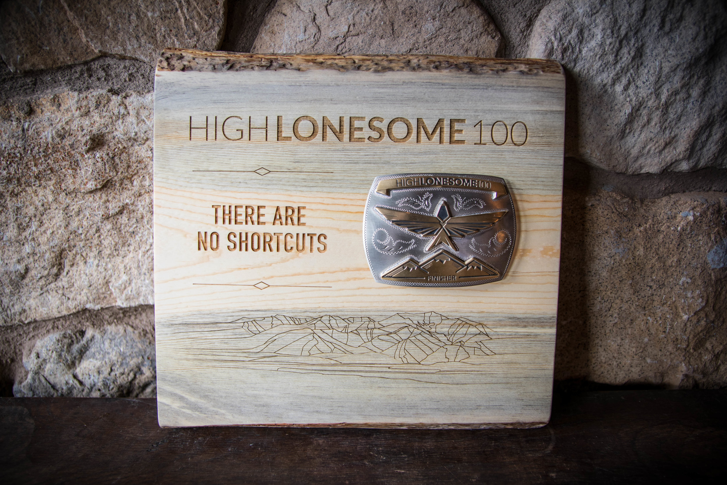 There are no shortcuts plaque