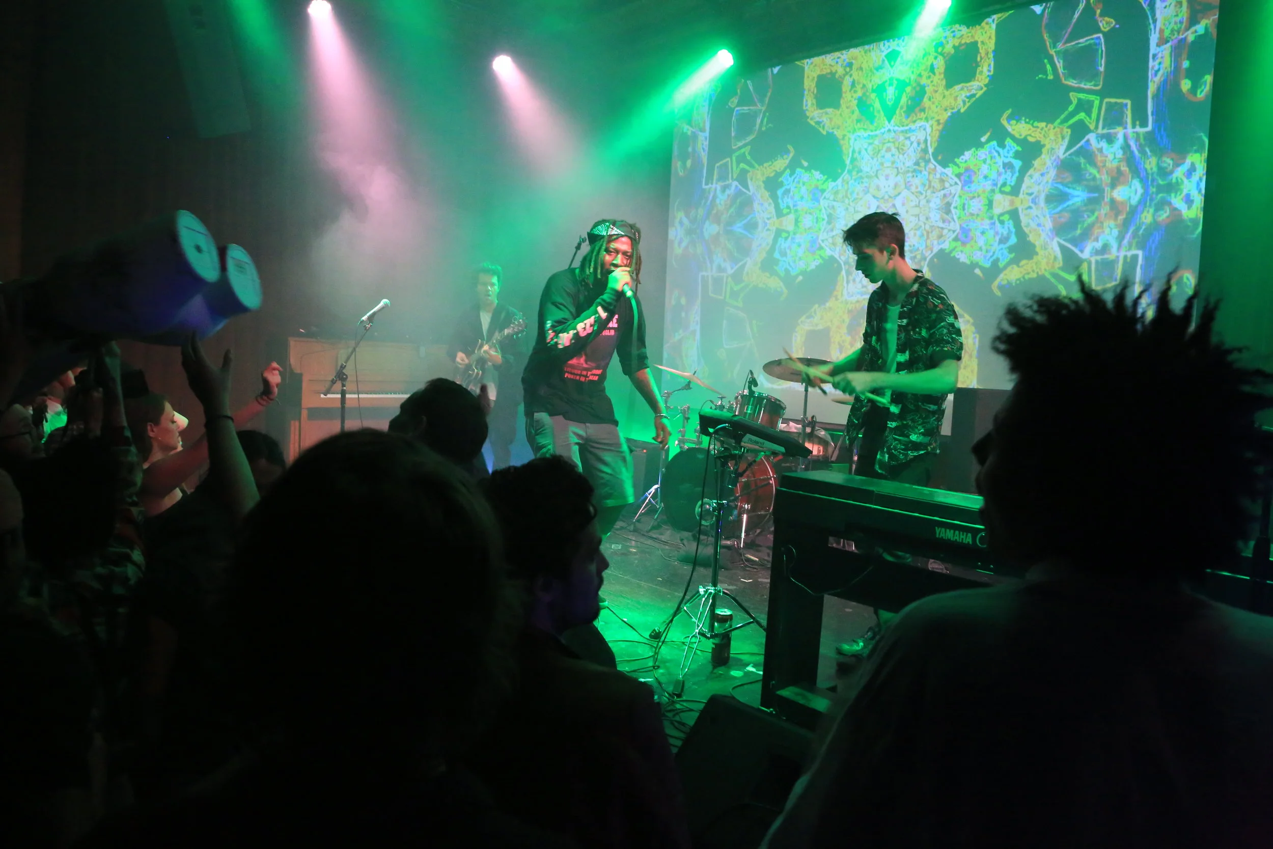 AmirSaysNothing performs with producer Charlie Scovill at the Bootleg Theatre in Los Angeles; June 10th, 2018.