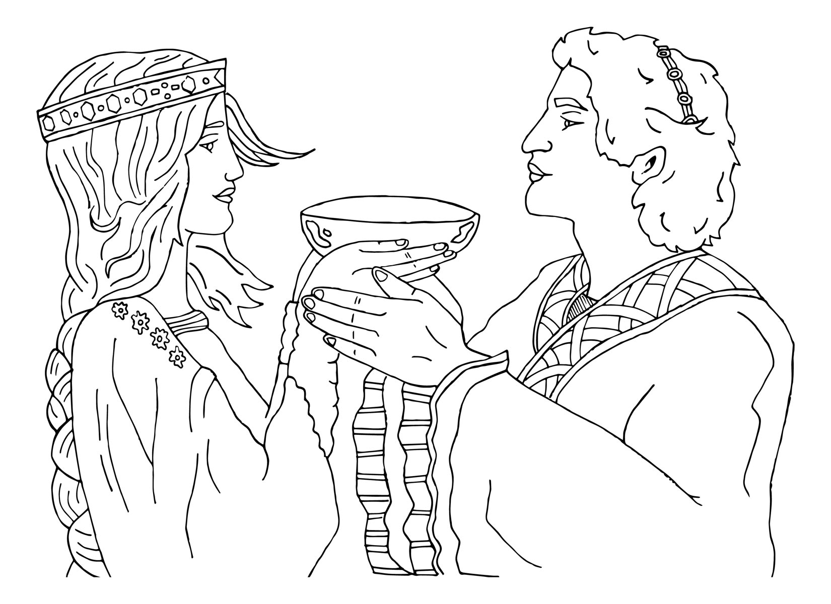 Tristan and Isolde, whose tragic love inspired, in part, Messiaen’s Turangalîla Symphony.