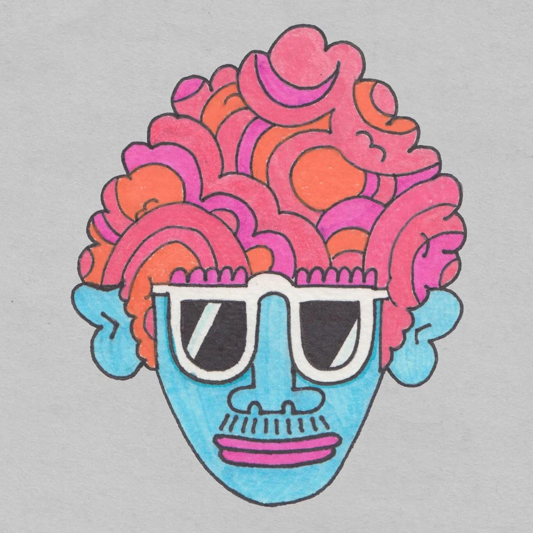 Cola Boyy (2019); Copic markers, colored pencil & sharpie on hot press watercolor paper