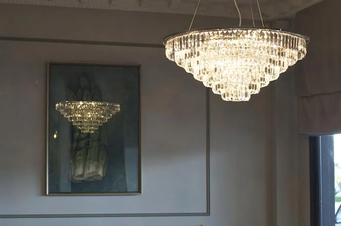 Olga Skorik Design Restaurant Detail Chandelier