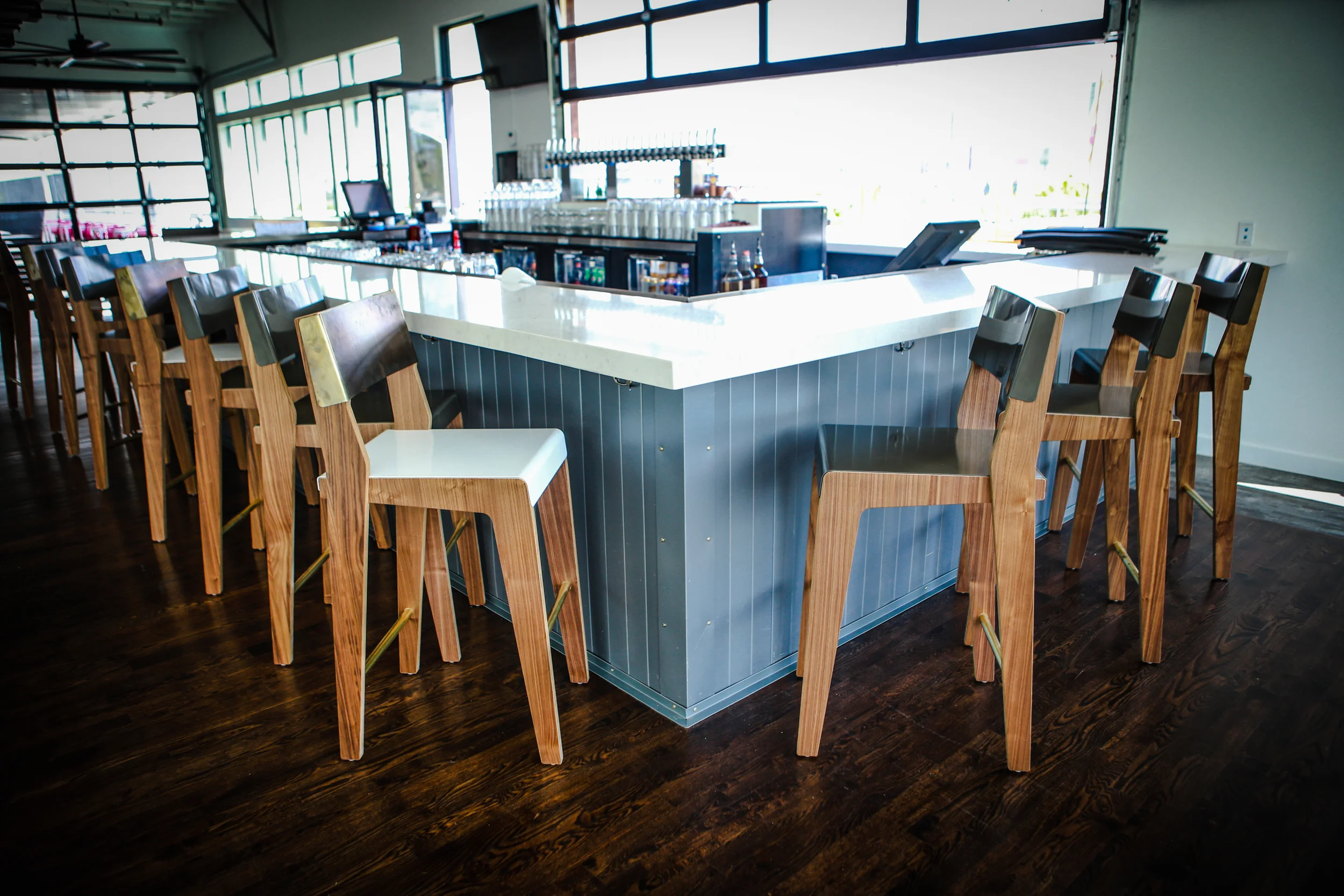 Custom bar front