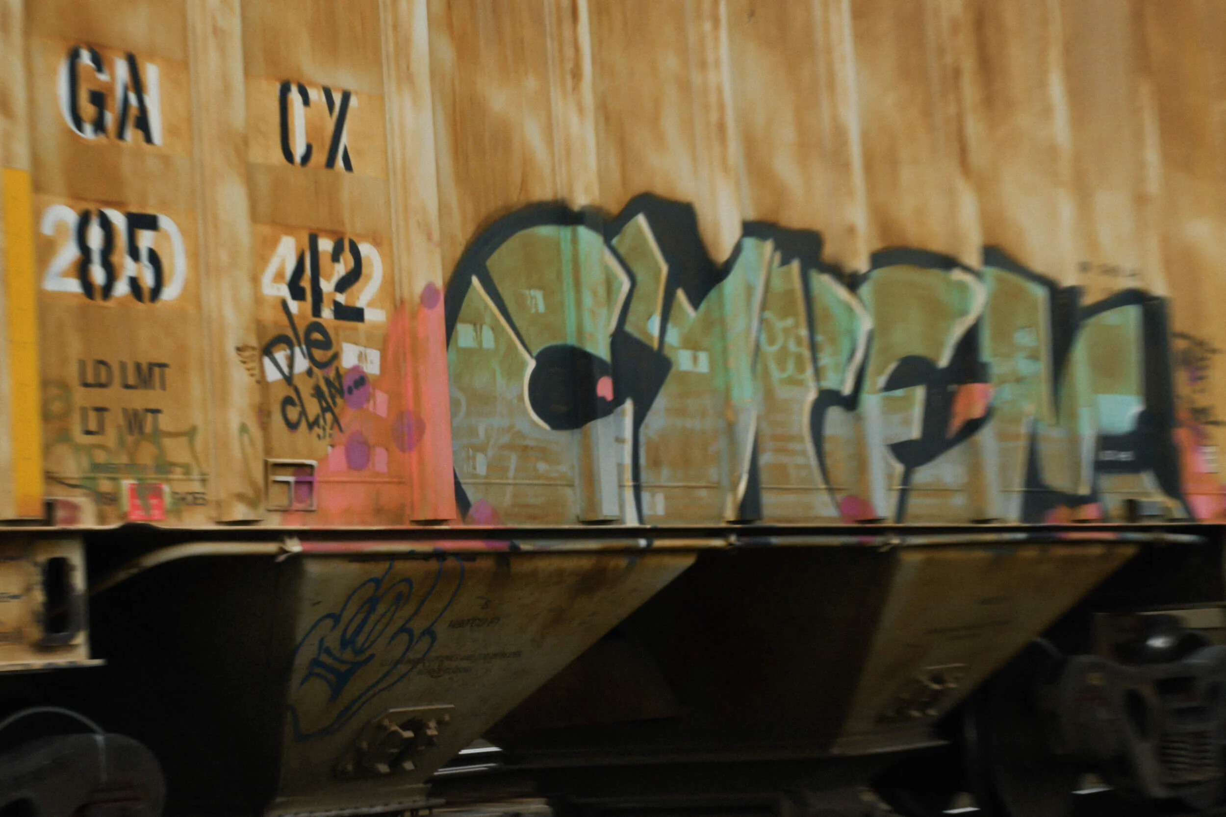 We could get up on the tracks?