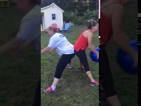 Lisa SantoPietro Conducts Bootcamp Workout