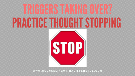 This is not meant to hide from your issues as that would only create bigger problems that are harder to fix. Do this only for triggers when triggers don't give you a break you all. It is meant to give you a break from the relentless and cruel nature of triggers. When an intrusive trigger doesn't give you a break, visually force a street stop sign over the visual image of the trigger in your mind, and say 'STOP!' as strictly as you can. Stay alert for the next few minutes because the trigger may appear a few more times before it goes away. 