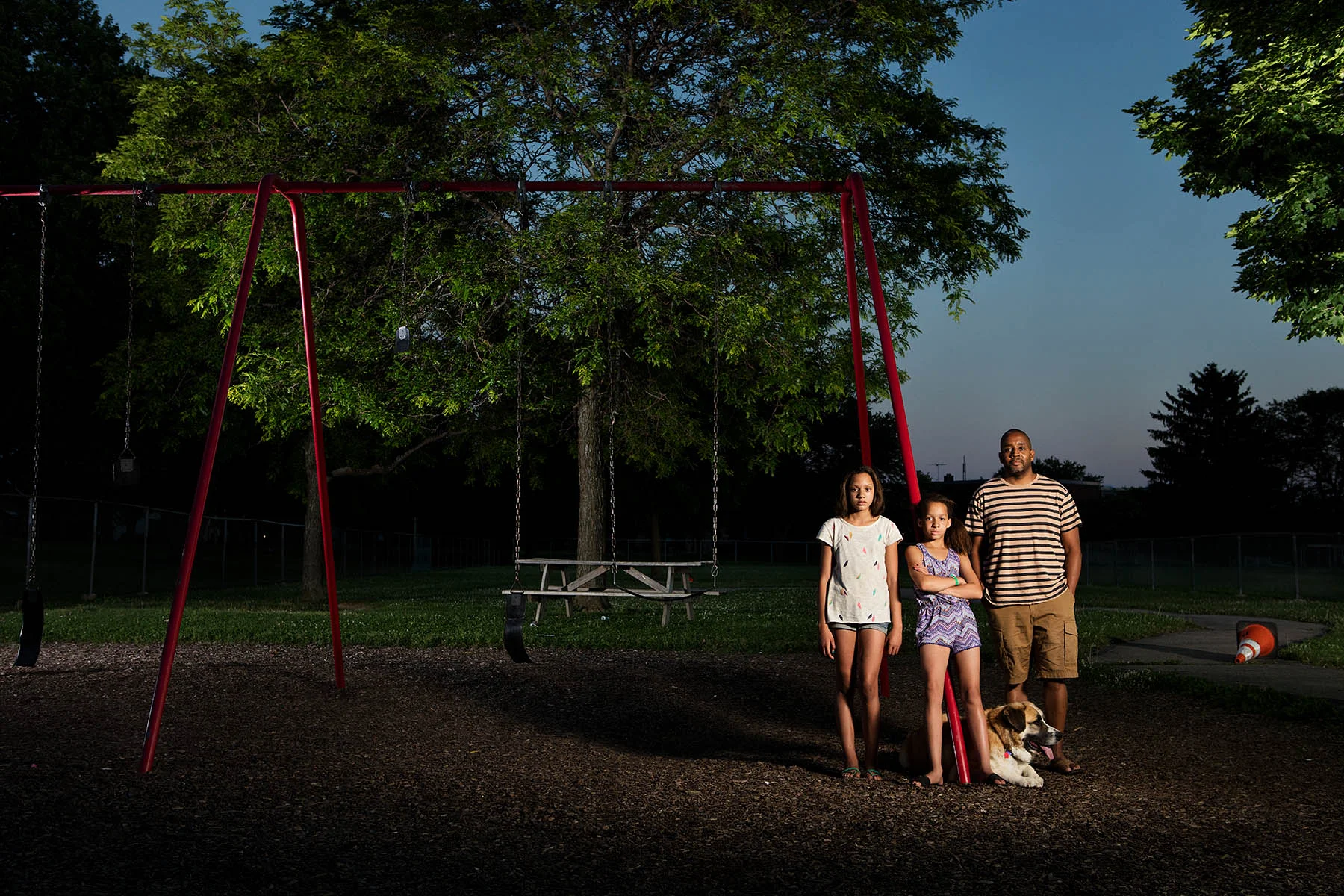 Alivia, Siena and Brian- Lindsay Heights. 2016