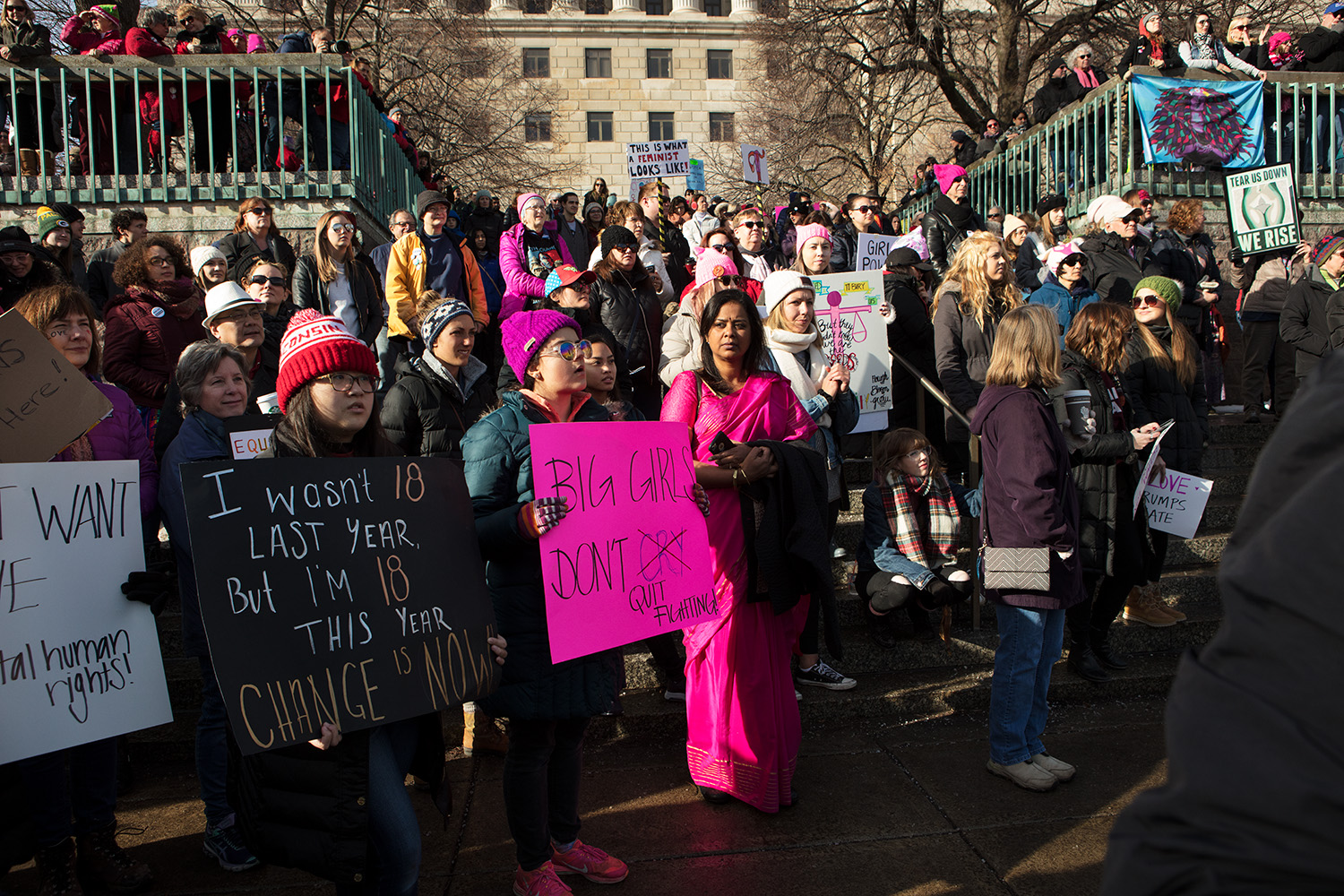 Milwaukee Women's March- Sari 40. 2018