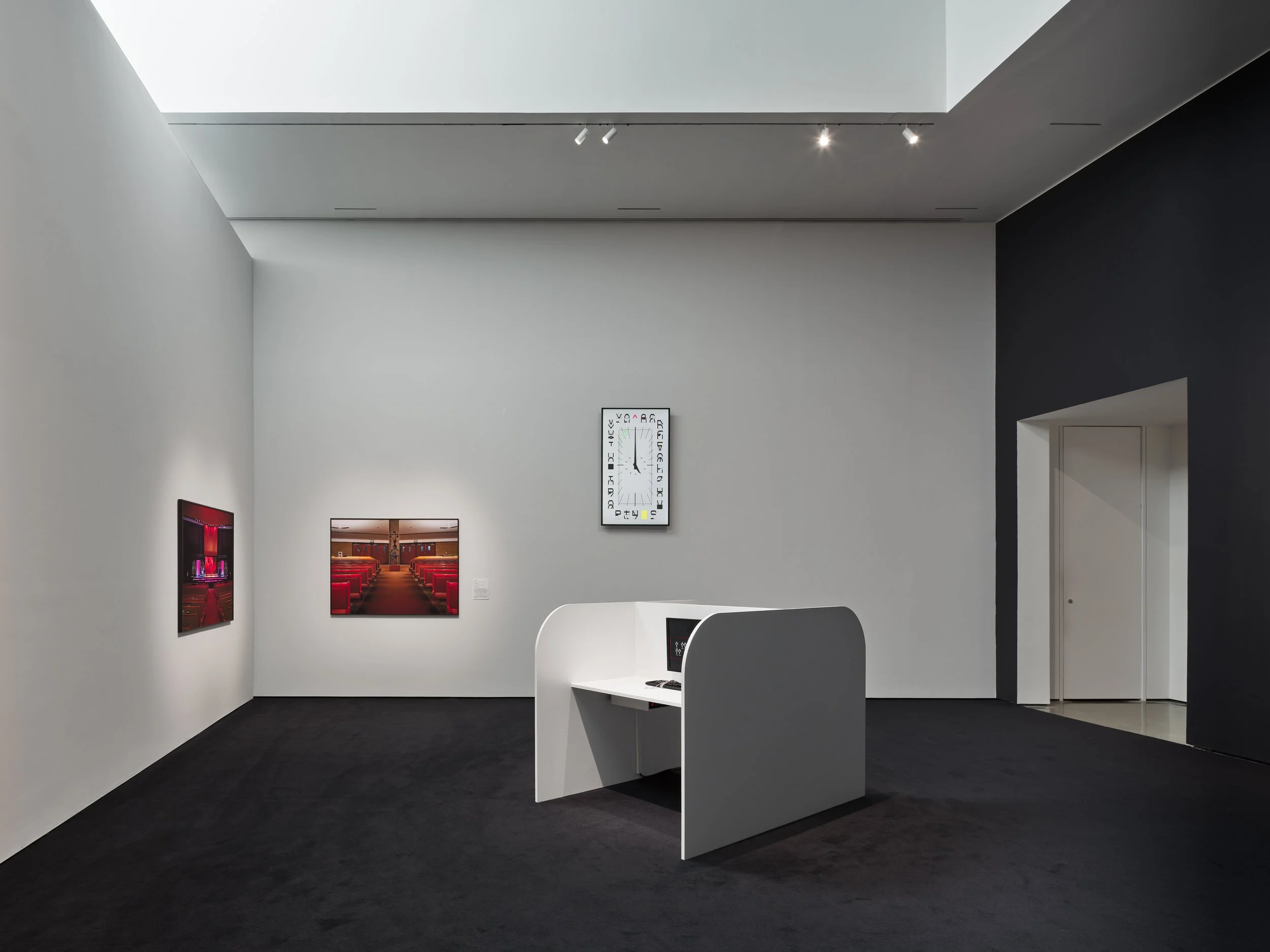  Installation view in   Intercession   ,  Hessel Museum .  Bard College. Curated by Audrey Min. Annandale-on-Hudson, NY 