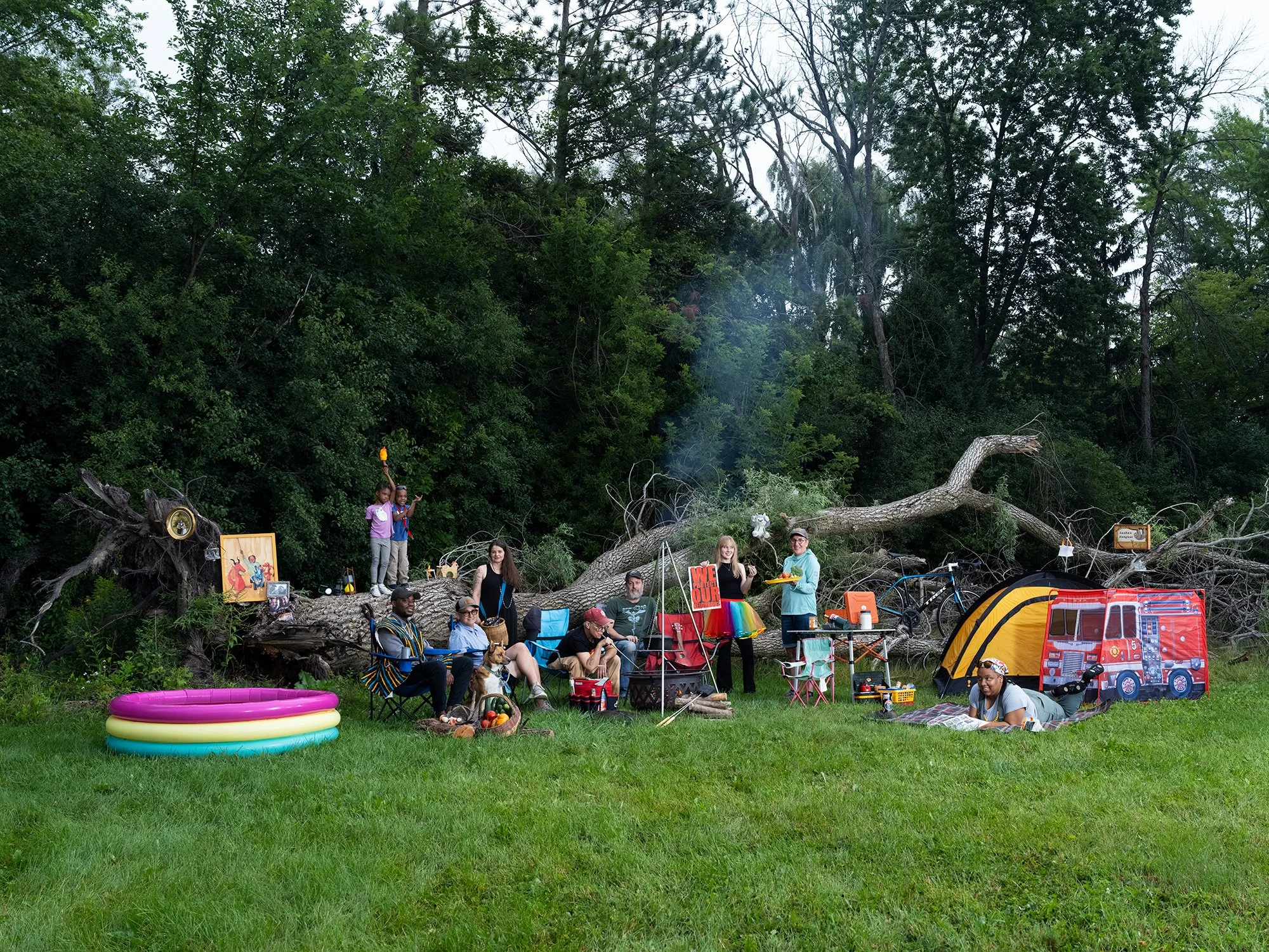  Camping is a place we call home. Over the years, this group became a kind of home too. We have camped, shared meals and celebrated life’s milestones together.  We first met Karenna at the hospital, just hours after her birth. Adream, her mom, said i