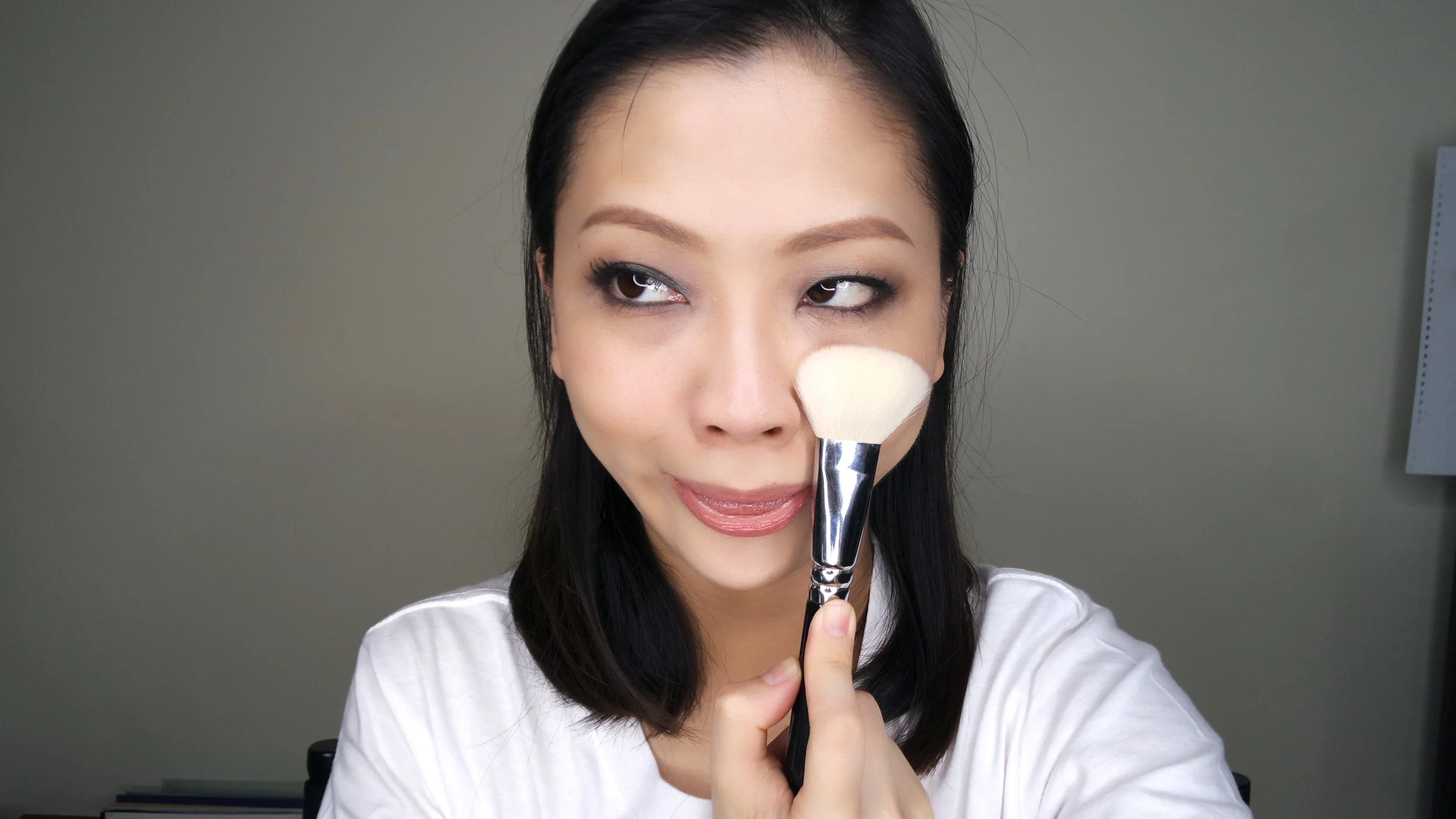 DON'T: Can we stop doing this? The blush pattern, I mean. The face is lovely.