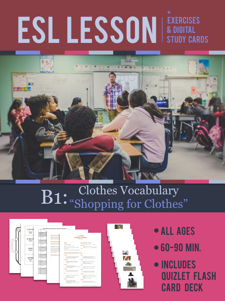 B1: "Shopping for Clothes" Lesson