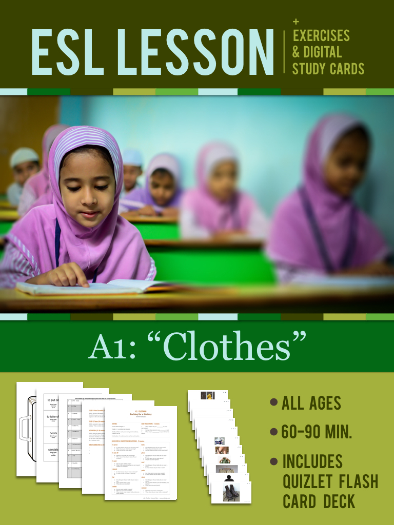 A1: "Clothes" Lesson