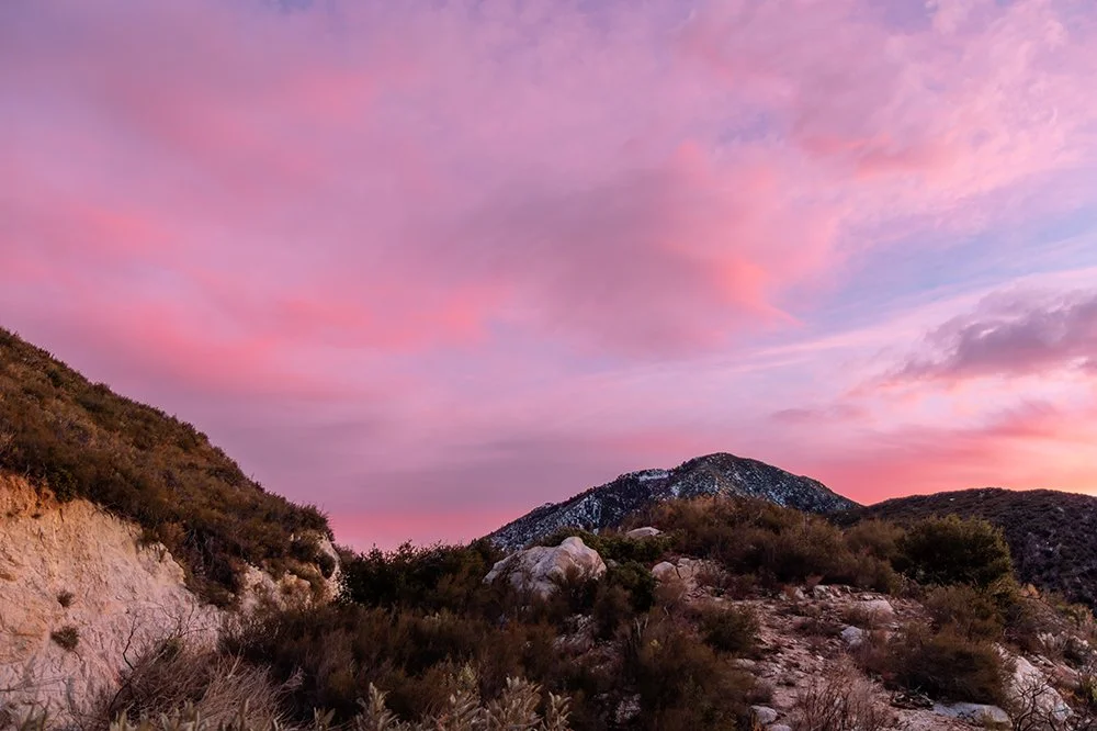 Angeles Forest Sunset - 9712