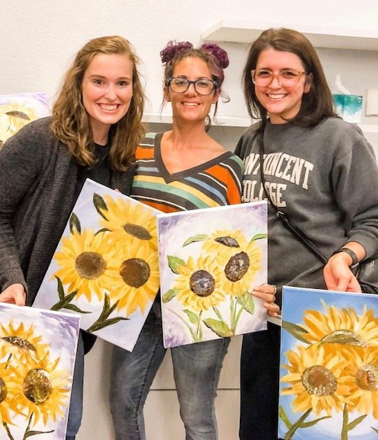 jess and girls and sunflowers.jpg