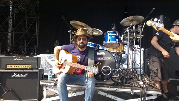 Omar Pedrini at the Supernova Festival, Italy, 2015