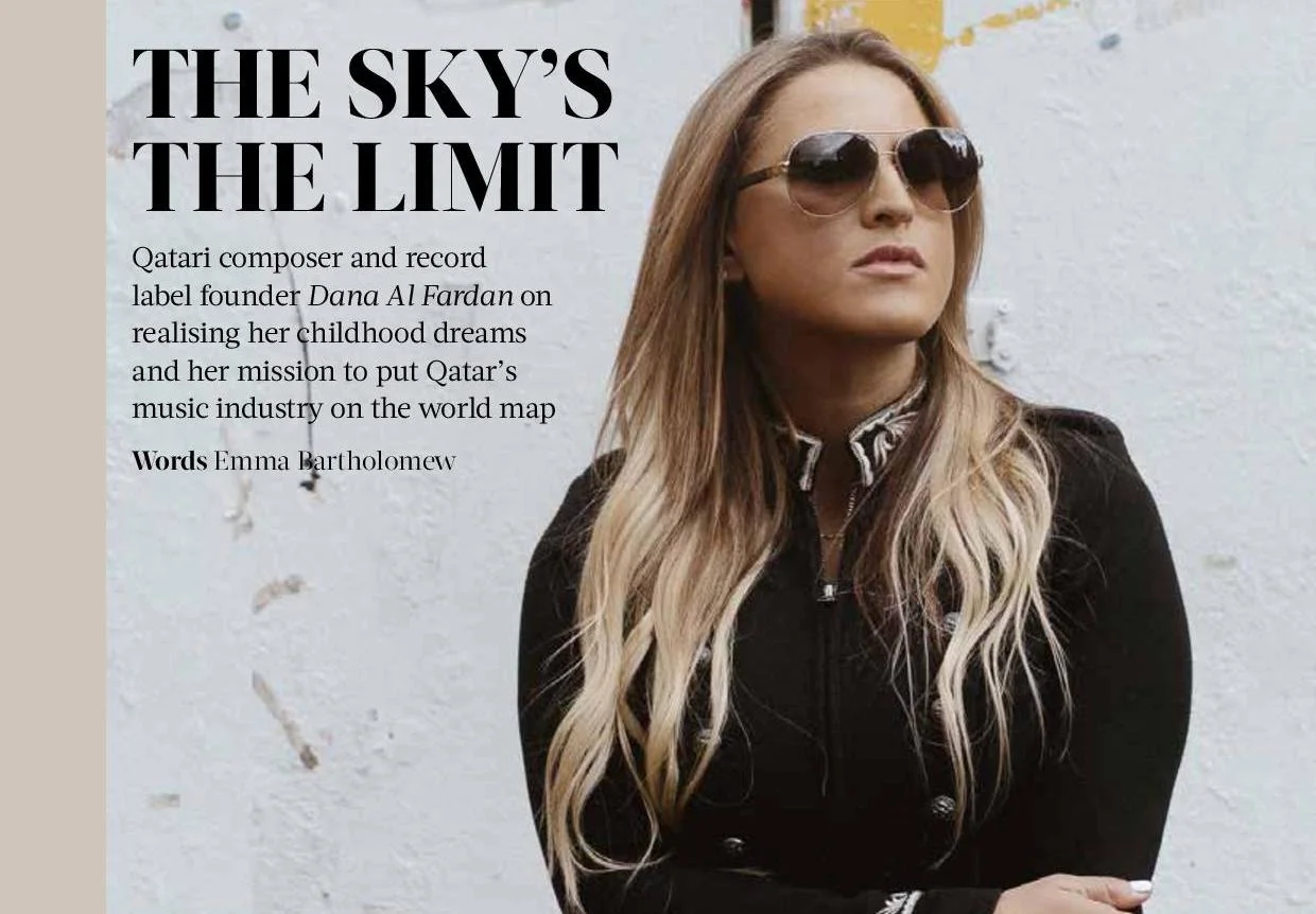 Emma Interviews Dana Al Fardan for Qatar Airways' Oryx Magazine