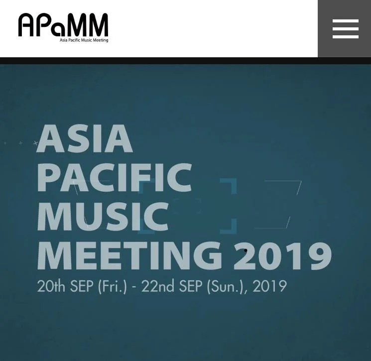 EBPR to address Asia Pacific Music Meeting, Korea, Sept 2019