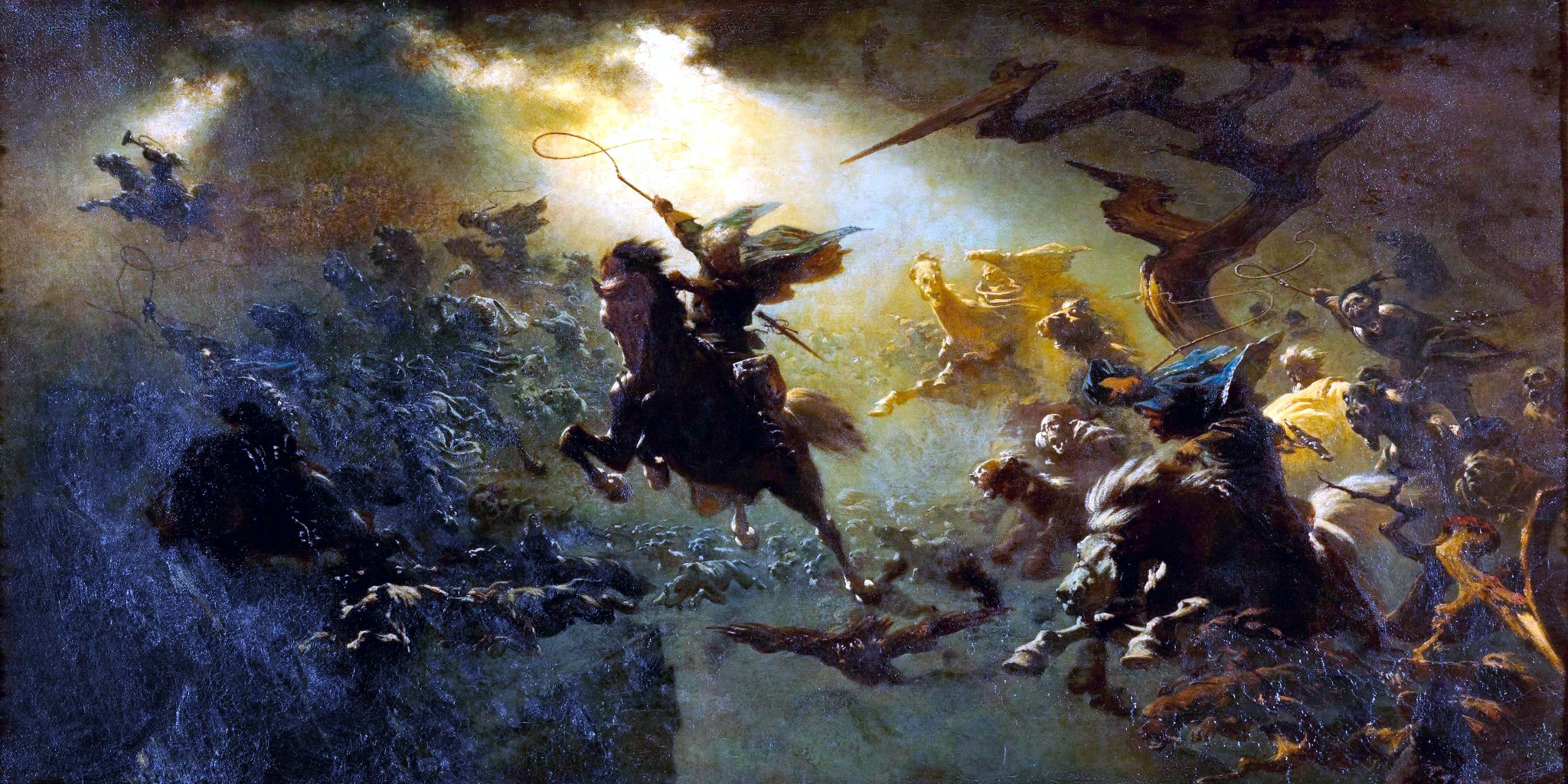 'The Wild Hunt' ~ Johann Wilhelm Cordes