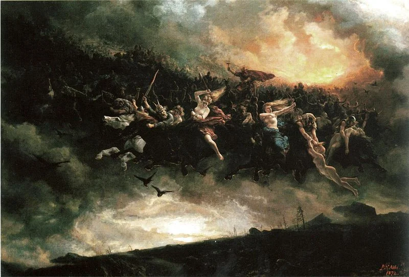 'Åsgårdsreien' (The Ride of Asgard) ~ Peter Nicolai Arbo
