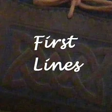 Midweek Writer-Rummage - First Lines