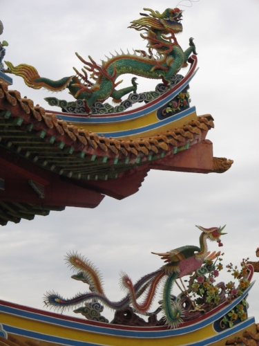 Part of the temple roof 