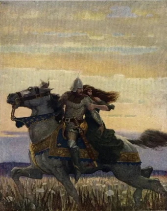 'Lancelot and Guenever'