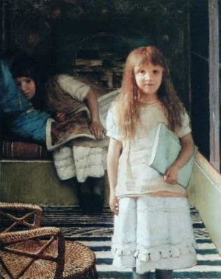 Anna (front) and Laurence (1873)