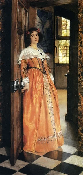 'At the Doorway' ~ Laura Theresa Alma-Tadema