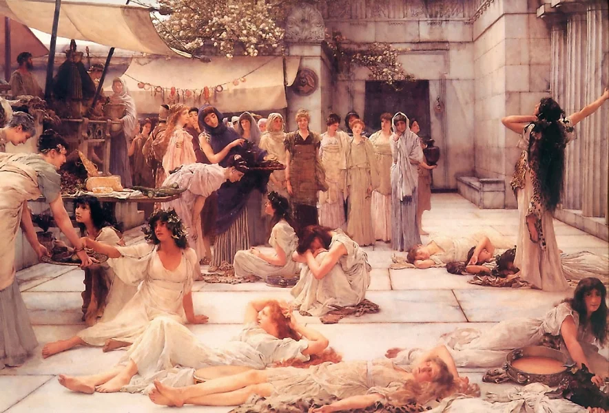 'The Women of Amphissa' (1887)