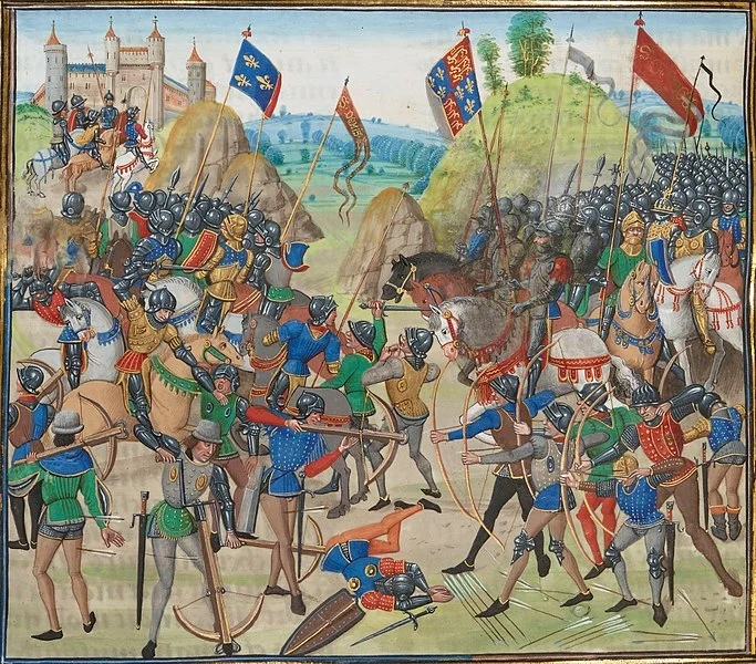 'The Battle of Crécy' ~ Jean Froissart