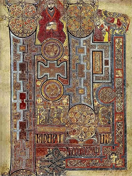 Book of Kells, text that opens Gospel of John