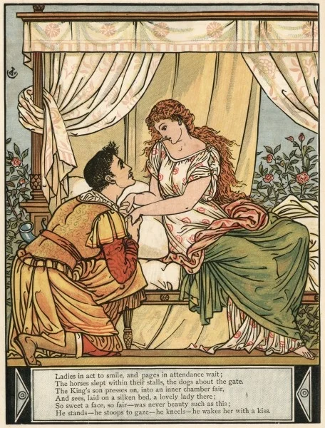 'The Sleeping Beauty' ~ Walter Crane