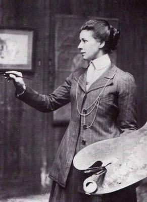 Lucy Kemp-Welch at work