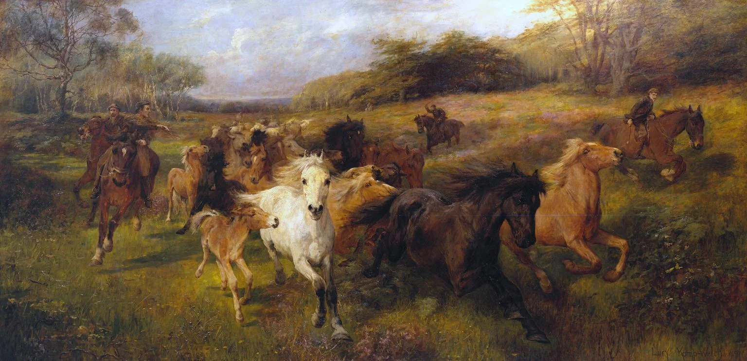 'Colt Hunting in the New Forest'