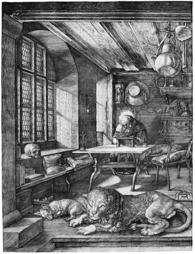 ‘Saint Jerome in his Study’ ~ Albrecht Durer (1514)