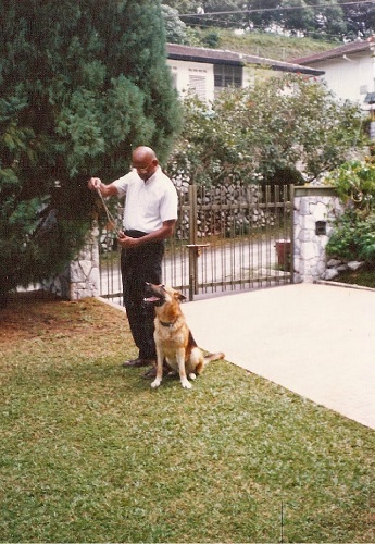 With the last dog he had, Prince