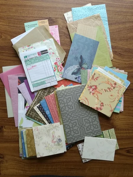 Different size pages before I’d grouped them into sets of 6