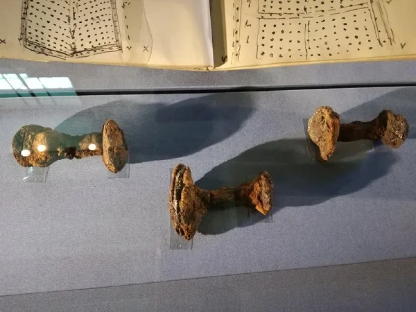 Ship rivets found by Basil Brown