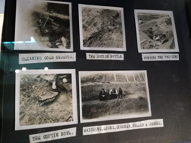 Photos of the dig