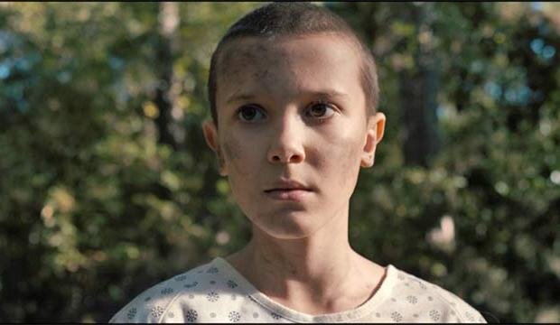 Eleven (played by Millie Bobby Brown)