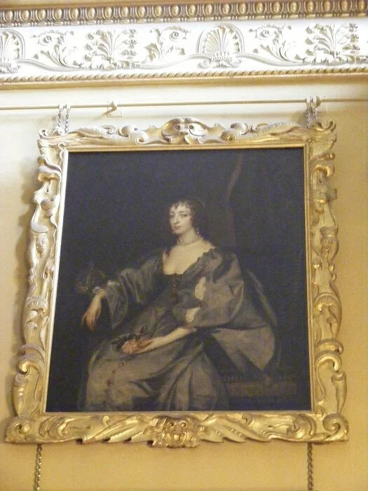‘Queen Henrietta Maria’ - Sir Anthony van Dyck, in the Saloon