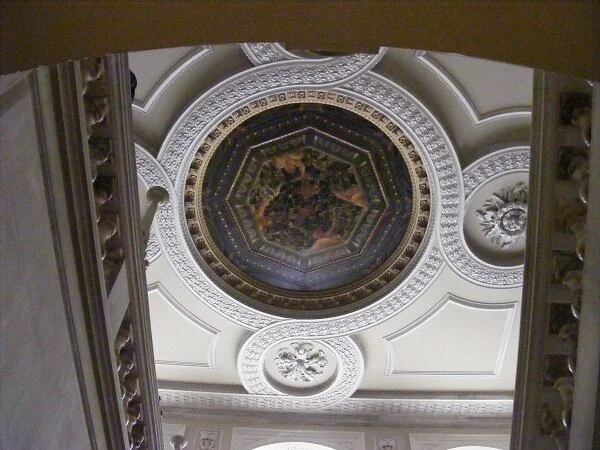Ceiling of the second floor