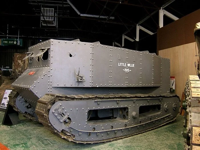 Little Willie, WW1 prototype tank at Tank Museum, Dorset