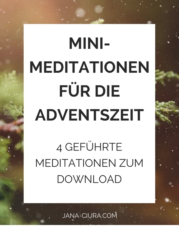 Vier geführte Meditationen für mehr Ruhe und Liebe in der Weihnachtszeit