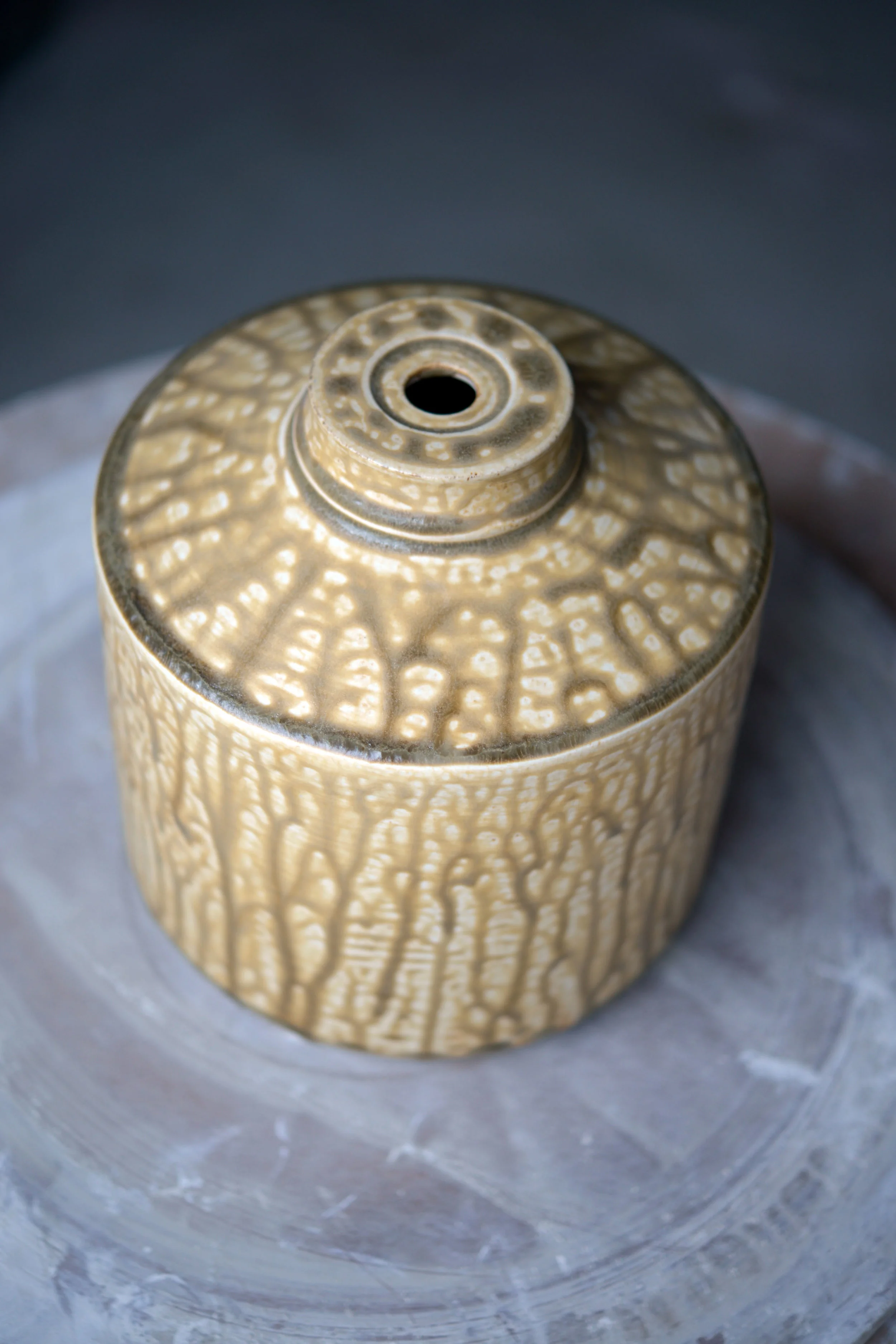 A simple wood ash glaze.