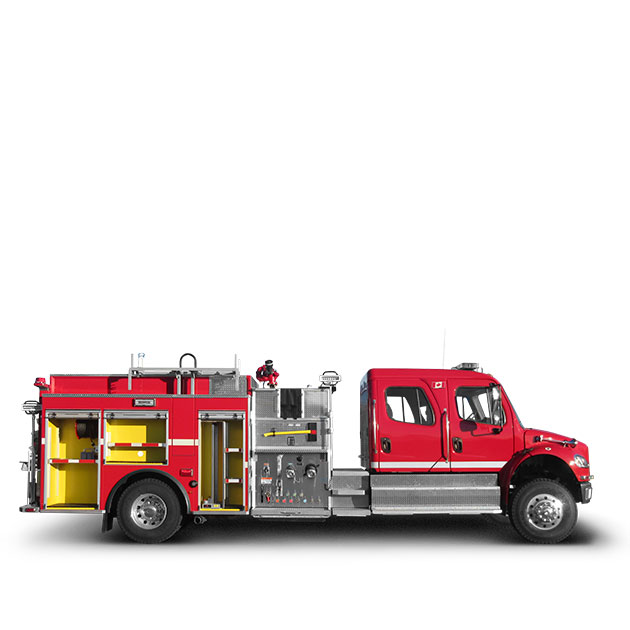 LAVINGTON FIRE DEPARTMENT Built on a Freightliner M2 Chassis, Lavington’s Pumper Engine utilizes a Cummins ISL9 and an Allison EVS 3000 transmission which yields 350 horse power.